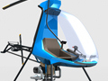 Einsitziger ultraleichter Hubschrauber